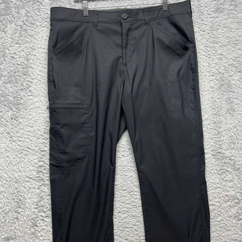 Eddie Bauer Pants Mens 38x32 Black Rainier‎ Tech Performance Outdoor Hiking
